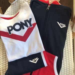 BRAND NEW, PONY boys three piece set